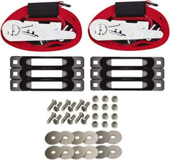 Snap-Loc - 16' Long x 2" Diam, Red Tie Down Strap Kit - Americas Industrial Supply