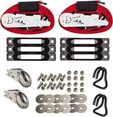 Snap-Loc - 16' Long x 2" Diam, Red Tie Down Strap Kit - Americas Industrial Supply