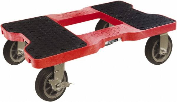 Snap-Loc - 1,500 Lb Capacity Polyethylene Dolly - 32" Long x 20-1/2" Wide x 9-1/2" High - Americas Industrial Supply