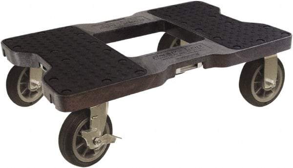 Snap-Loc - 1,500 Lb Capacity Polyethylene Dolly - 32" Long x 20-1/2" Wide x 9-1/2" High - Americas Industrial Supply