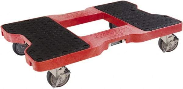 Snap-Loc - 1,500 Lb Capacity Polyethylene Dolly - 32" Long x 20-1/2" Wide x 7" High - Americas Industrial Supply