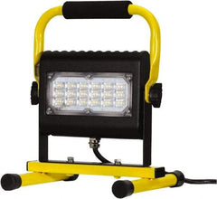 Probuilt Lighting - 120 Volt, 30 Watt, Electric, LED Portable Floor Work Light - 1,524mm Cord, 1 Head, 3,000 Lumens, Aluminum, 12" Long x 8-1/2" Wide x 8" High - Americas Industrial Supply