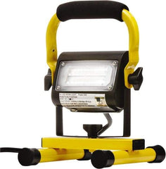 Probuilt Lighting - 120 Volt, 15 Watt, Electric, LED Portable Floor Work Light - 1,524mm Cord, 1 Head, Aluminum, 9" Long x 7" Wide x 6" High - Americas Industrial Supply