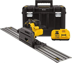 DeWALT - 60 Volt, 6-1/2" Blade, Cordless Circular Saw - 4,000 RPM, 1 Lithium-Ion Battery Included - Americas Industrial Supply