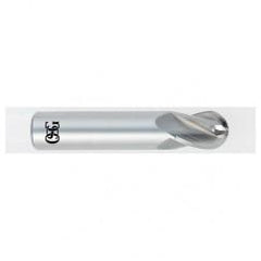 1.0mm Dia. - 39mm OAL - CBD - Ball End - 4 FL - Americas Industrial Supply