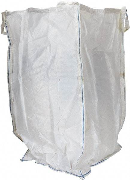 Vestil - 8 Lb Load Capacity, 2-7/8 Cu Yd, Polypropylene Fabric Hopper - 36" Wide x 36" Long x 63" High, White - Americas Industrial Supply