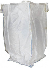 Vestil - 8 Lb Load Capacity, 2-7/8 Cu Yd, Polypropylene Fabric Hopper - 36" Wide x 36" Long x 63" High, White - Americas Industrial Supply