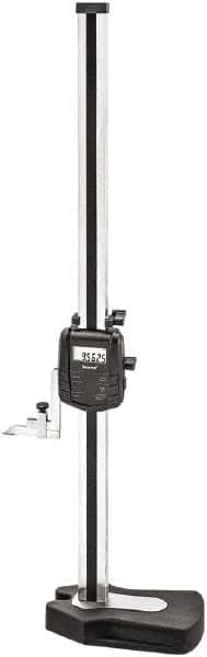 Starrett - 24" Electronic Height Gage - 0.0005" Resolution, Accurate to .0001", LCD Display, RS-232 Data Output - Americas Industrial Supply