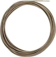 Milwaukee Tool - 5/16" x 75' Drain Cleaning Machine Cable - Inner Core, 1-1/4" to 2-1/2" Pipe, Use with Milwaukee Drain Cleaning Tools - Americas Industrial Supply