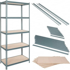 Value Collection - 36" Wide, 36 High, Open Shelving Accessory/Component - Particle Board, Use with Boltless Storage Rack - Americas Industrial Supply