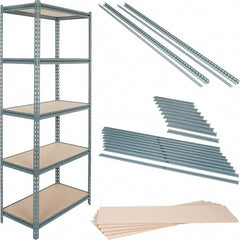 Value Collection - 72" Wide, 36 High, Open Shelving Accessory/Component - Particle Board, Use with Boltless Storage Rack - Americas Industrial Supply