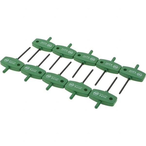 Wiha - T8 Torx Key - Wing Handle, 40mm Length Under Head, 2.9" OAL - Americas Industrial Supply