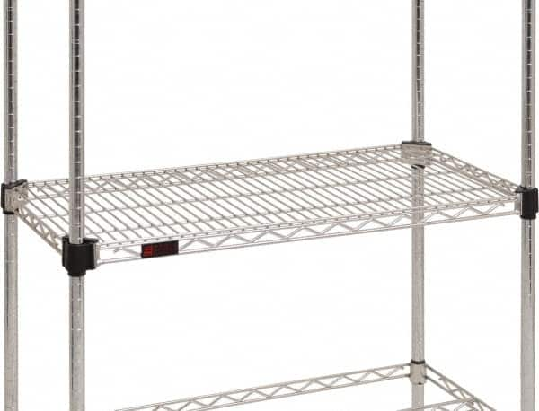 Eagle MHC - 36" Wide, 1-1/8 High, Open Shelving Accessory/Component - Zinc, Zinc Finish, 24" Deep, Use with Eagle MHC Shelving - Americas Industrial Supply