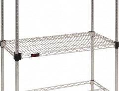 Eagle MHC - 24" Wide, 1-1/8 High, Open Shelving Accessory/Component - Zinc, Zinc Finish, 24" Deep, Use with Eagle MHC Shelving - Americas Industrial Supply