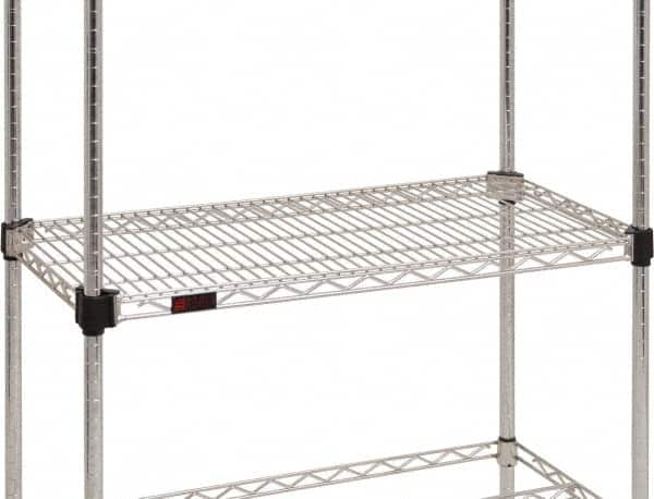 Eagle MHC - 72" Wide, 1-1/8 High, Open Shelving Accessory/Component - Zinc, Zinc Finish, 24" Deep, Use with Eagle MHC Shelving - Americas Industrial Supply