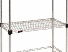 Eagle MHC - 42" Wide, 1-1/8 High, Open Shelving Accessory/Component - Zinc, Zinc Finish, 24" Deep, Use with Eagle MHC Shelving - Americas Industrial Supply