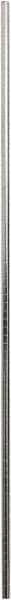 Eagle MHC - 1" Wide, 63 High, Open Shelving Accessory/Component - Steel Chrome Plated, Chrome Finish, 1" Deep, Use with Eagle MHC Shelving - Americas Industrial Supply