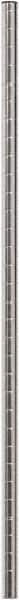 Eagle MHC - 1" Wide, 33 High, Open Shelving Accessory/Component - Steel Chrome Plated, Chrome Finish, 1" Deep, Use with Eagle MHC Shelving - Americas Industrial Supply