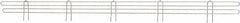 Eagle MHC - 60" Wide, 4 High, Open Shelving Accessory/Component - Steel Chrome Plated, Chrome Finish, 1/4" Deep, Use with Eagle MHC Shelving - Americas Industrial Supply