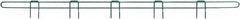 Eagle MHC - 54" Wide, 1 High, Open Shelving Accessory/Component - Steel with Epoxy Coating, 1/4" Deep, Use with Eagle MHC Shelving - Americas Industrial Supply