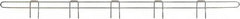 Eagle MHC - 54" Wide, 1 High, Open Shelving Accessory/Component - Steel Chrome Plated, Chrome Finish, 1/4" Deep, Use with Eagle MHC Shelving - Americas Industrial Supply
