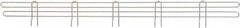 Eagle MHC - 48" Wide, 4 High, Open Shelving Accessory/Component - Steel Chrome Plated, Chrome Finish, 1/4" Deep, Use with Eagle MHC Shelving - Americas Industrial Supply