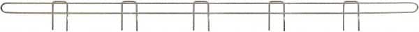 Eagle MHC - 48" Wide, 1 High, Open Shelving Accessory/Component - Steel with Epoxy Coating, Stainless Steel Finish, 1/4" Deep, Use with Eagle MHC Shelving - Americas Industrial Supply