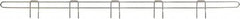 Eagle MHC - 48" Wide, 1 High, Open Shelving Accessory/Component - Steel with Epoxy Coating, Stainless Steel Finish, 1/4" Deep, Use with Eagle MHC Shelving - Americas Industrial Supply