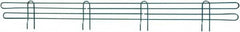 Eagle MHC - 42" Wide, 4 High, Open Shelving Accessory/Component - Steel with Epoxy Coating, 1/4" Deep, Use with Eagle MHC Shelving - Americas Industrial Supply