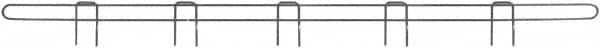 Eagle MHC - 48" Wide, 1 High, Open Shelving Accessory/Component - Steel with Epoxy Coating, 1/4" Deep, Use with Eagle MHC Shelving - Americas Industrial Supply