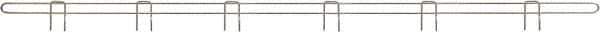 Eagle MHC - 72" Wide, 1 High, Open Shelving Accessory/Component - Steel Chrome Plated, Chrome Finish, 1/4" Deep, Use with Eagle MHC Shelving - Americas Industrial Supply