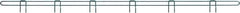 Eagle MHC - 72" Wide, 1 High, Open Shelving Accessory/Component - Steel with Epoxy Coating, 1/4" Deep, Use with Eagle MHC Shelving - Americas Industrial Supply