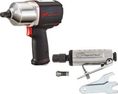 Ingersoll-Rand - 1/2" Drive, 11,000 RPM, 780 Ft/Lb Torque Impact Wrench - Pistol Grip Handle, 1,250 IPM, 5.8 CFM, 90 psi, 1/4" NPTF Inlet - Americas Industrial Supply