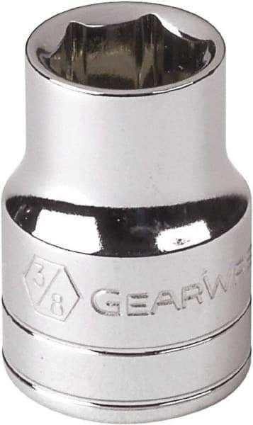 GearWrench - 5/16", 1/4" Drive, Standard Hand Socket - 6 Points, Alloy Steel, Full Polish Finish - Americas Industrial Supply