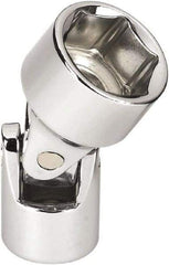 GearWrench - 7/16", 1/4" Drive, Standard Hand Socket - 6 Points, Alloy Steel, Full Polish Finish - Americas Industrial Supply