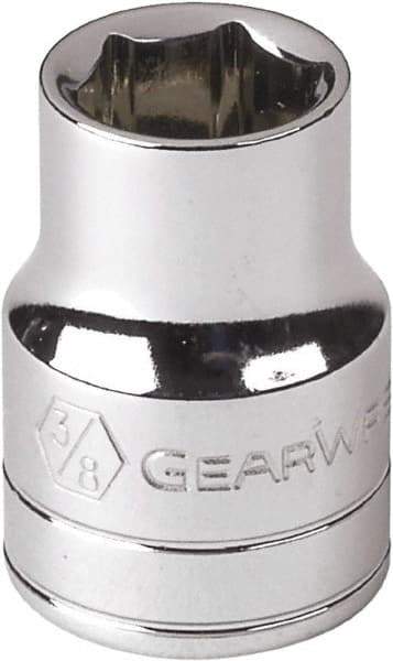 GearWrench - 9/32", 1/4" Drive, Standard Hand Socket - 12 Points, Alloy Steel, Full Polish Finish - Americas Industrial Supply