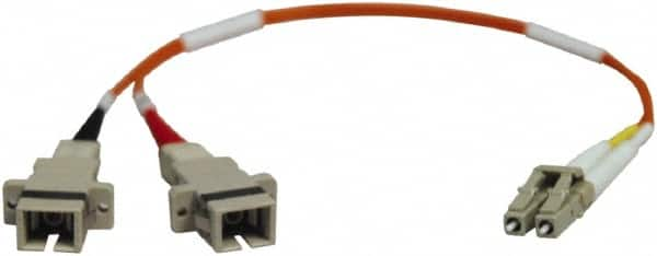 Tripp-Lite - 1' Long, LC/SC Computer Cable - Black, Male x Female - Americas Industrial Supply