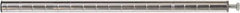 Eagle MHC - 1" Wide, 18 High, Open Shelving Accessory/Component - Steel Chrome Plated, Chrome Finish, Use with Eagle MHC Shelving - Americas Industrial Supply