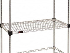 Eagle MHC - 48" Wide, 18 High, Open Shelving Accessory/Component - Zinc, Zinc Finish, Use with Eagle MHC Shelving - Americas Industrial Supply