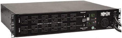 Tripp-Lite - 25 Outlets, 120 VAC30 Amps, 12' Cord, Power Outlet Strip - Rack Mount, 5-15/20R NEMA Configuration, 19" Strip - Americas Industrial Supply