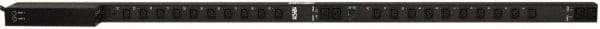 Tripp-Lite - 24 Outlets, 230 Volts, 30 Amps, 10' Cord, Power Outlet Strip - Rack Mount, 5-15/20R NEMA Configuration, 19" Strip - Americas Industrial Supply