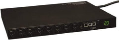 Tripp-Lite - 16 Outlets, 120 VAC20 Amps, 10' Cord, Power Outlet Strip - Rack Mount, 5-15/20R NEMA Configuration, 19" Strip - Americas Industrial Supply