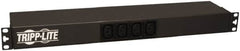 Tripp-Lite - 14 Outlets, 100/240 Volts, 20 Amps, 12' Cord, Power Outlet Strip - Rack Mount, C13/C19 NEMA Configuration, 19" Strip - Americas Industrial Supply