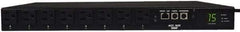 Tripp-Lite - 8 Outlets, 120 VAC15 Amps, 10' Cord, Power Outlet Strip - Rack Mount, 5-15/20R NEMA Configuration, 19" Strip - Americas Industrial Supply