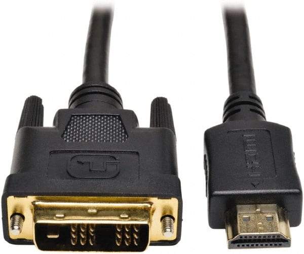 Tripp-Lite - 6' Long, DVI Male; HDMI Male Computer Cable - Black, Male x Male - Americas Industrial Supply