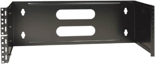 Tripp-Lite - Wall-Mount Patch Panel Bracket - Wall Mount Connector, Black, Use with Cables - Americas Industrial Supply