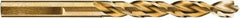 DeWALT - 7/32" 140° Cobalt Jobber Drill - Oxide/Gold Finish, Right Hand Cut, Spiral Flute, Straight Shank, 3-13/16" OAL, Pilot Point - Americas Industrial Supply