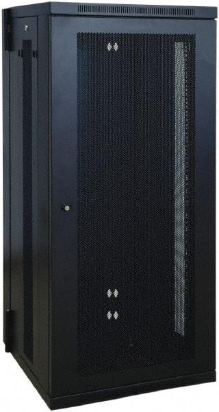 Tripp-Lite - 23.6" Overall Width x 26" Rack Height x 21.6" Overall Depth Data Cable Enclosure - 250 Lb Capacity, Black - Americas Industrial Supply