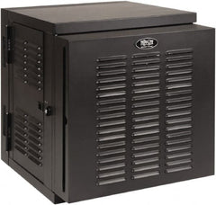Tripp-Lite - 23.62" Overall Width x 12" Rack Height x 26.42" Overall Depth Data Cable Enclosure - 3,000 Lb Capacity, Black - Americas Industrial Supply