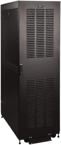 Tripp-Lite - 23.63" Overall Width x 42" Rack Height x 43" Overall Depth Data Cable Enclosure - 3,000 Lb Capacity, Black - Americas Industrial Supply